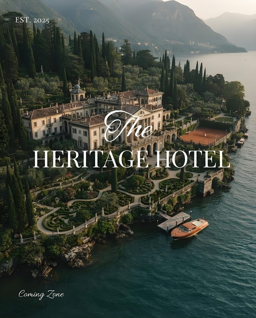 Heritage Hotel logo and art direction